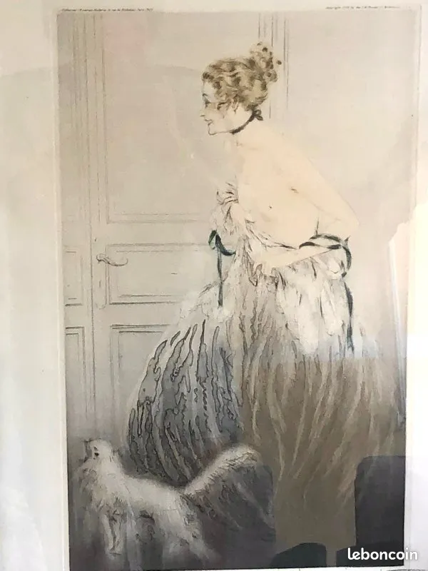 The composition and the small dog