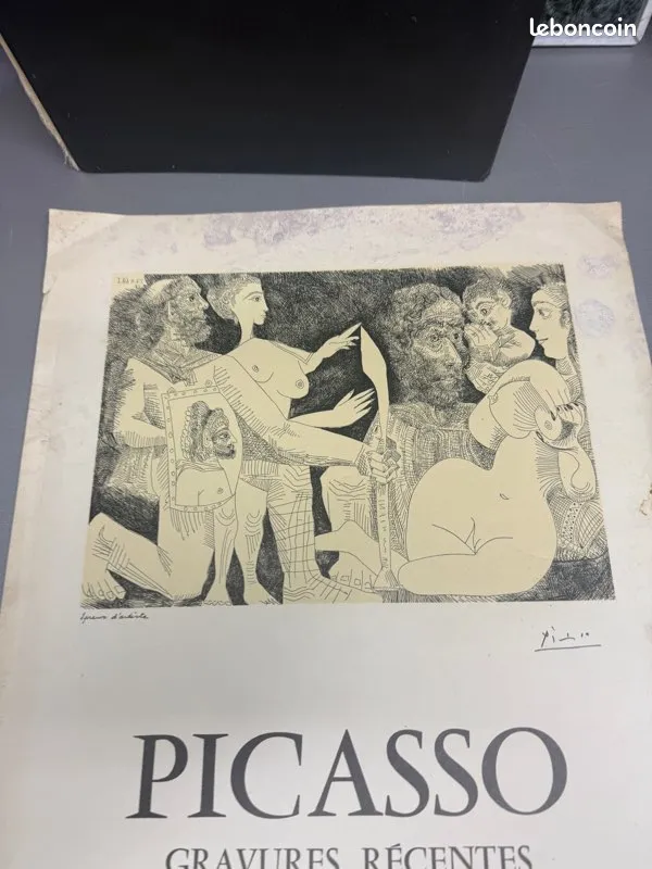 The image and Picasso's name