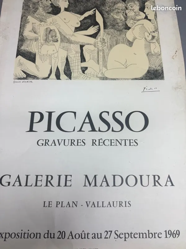 The poster's typography