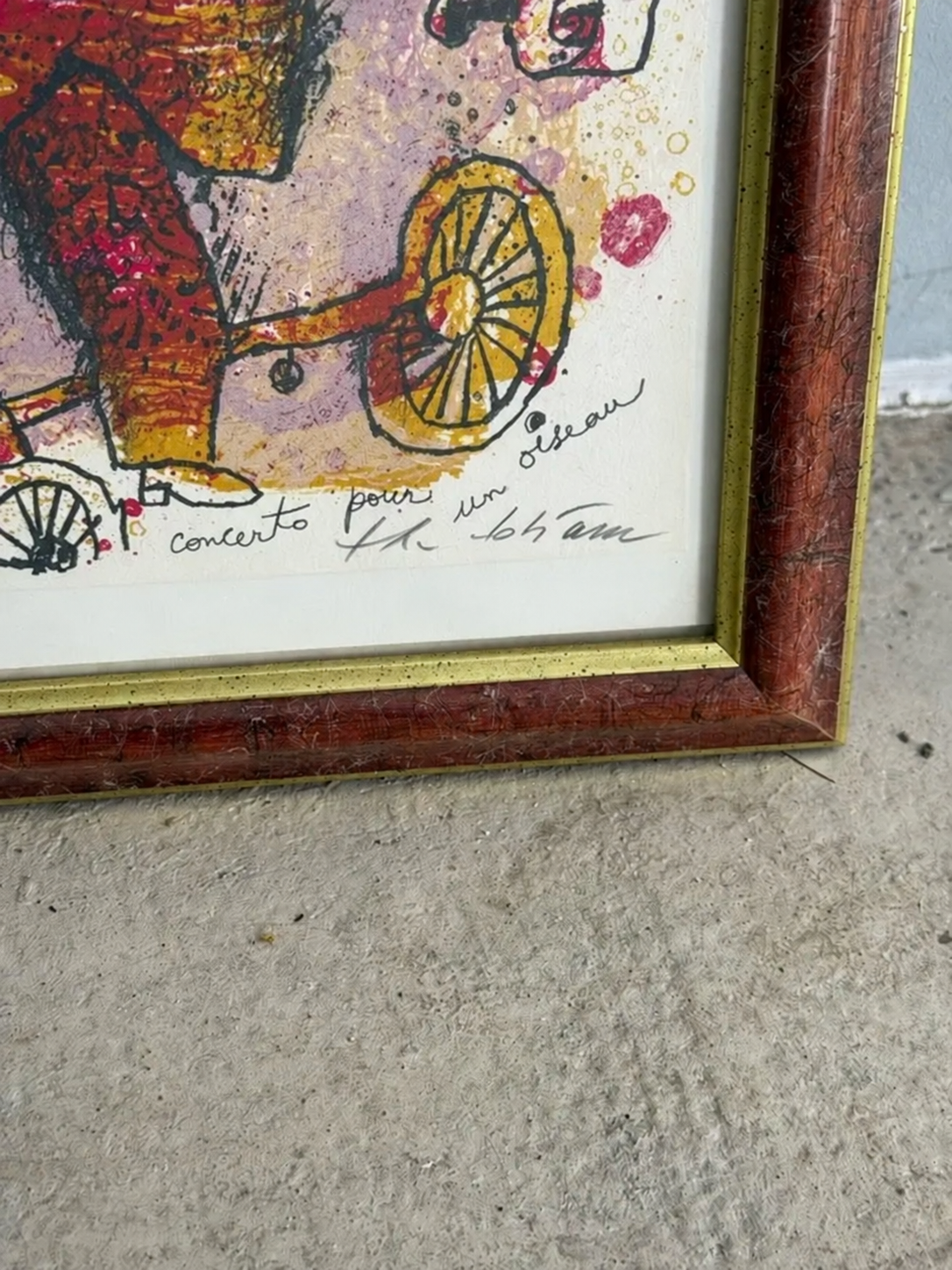 Signed and numbered lithograph - detail 2