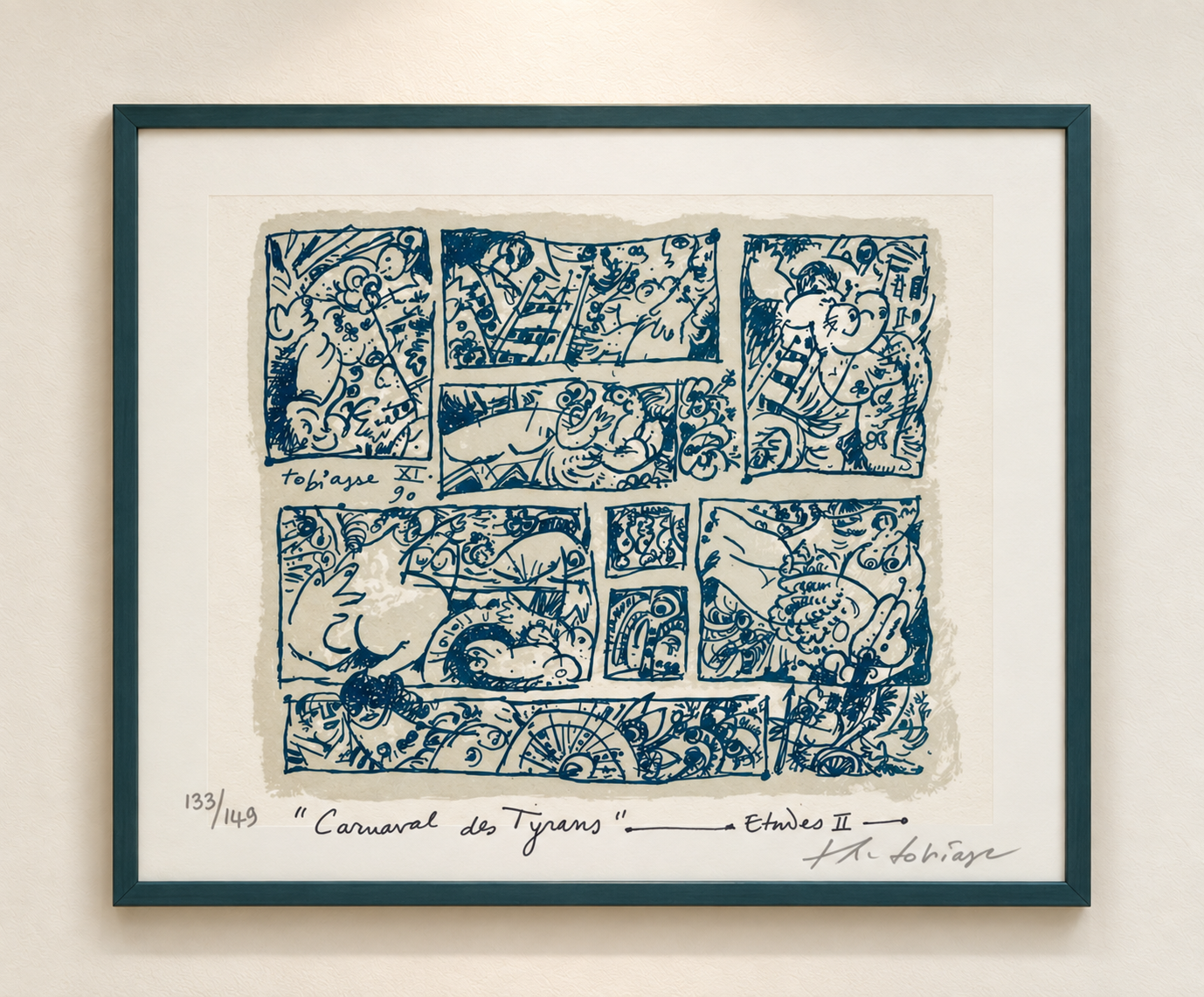 Numbered lithograph 133/149 - main view