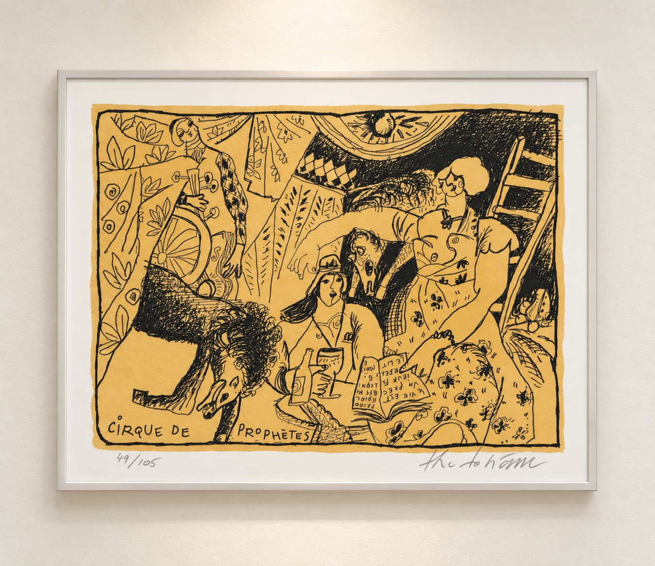 Numbered lithograph 49/105 - main view