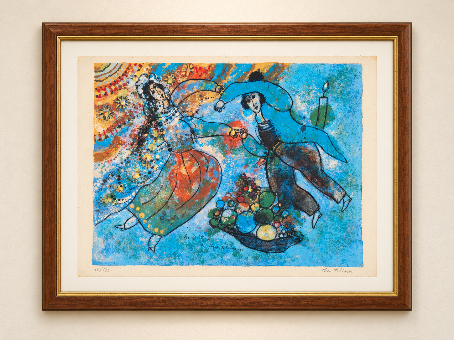 The Fruits and the Time of the Dance - suggested frame, work sold unframed